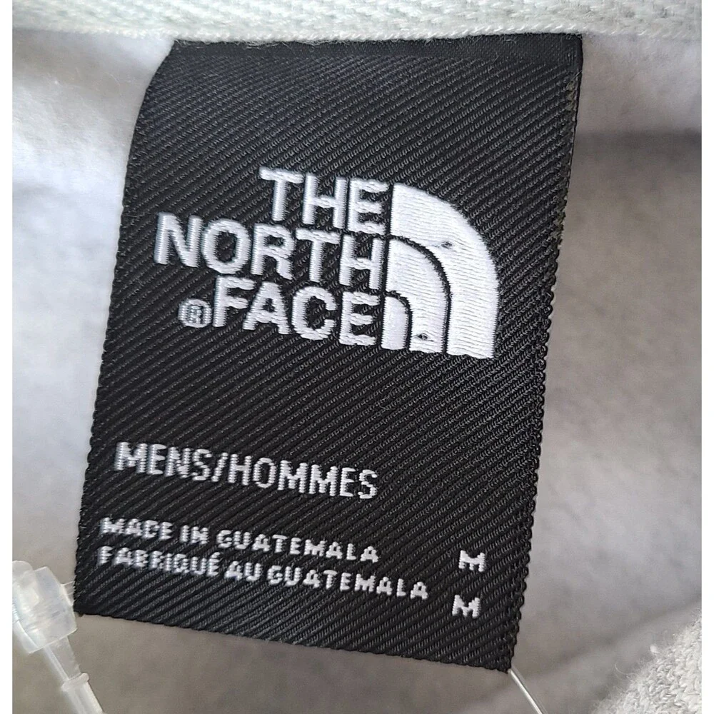 The North Face Hoodie Mens Medium Gray Pullover Sweatshirt Logo Embroidered NWT